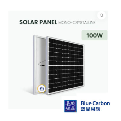 Tấm pin năng lượng mặt trời 100w - Chính hãng Blue Carbon