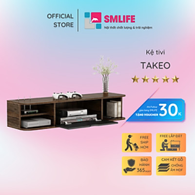 Kệ TV phòng khách kệ TV gỗ ép SMLIFE Takeo
