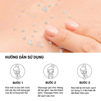 Gel Giúp Loại Bỏ Tế Bào Da Chết Thu Nhỏ Lỗ Chân Lông 120G Rosette Gommage Clear Peel