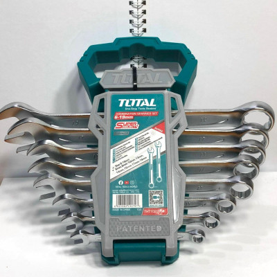 BỘ CỜ LÊ VÒNG MIỆNG 8 CHI TIẾT 6-19MM TOTAL THT102286 - HÀNG CHÍNH HÃNG