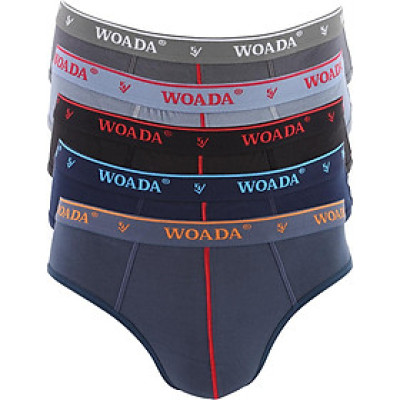 Bộ 5 Quần Lót Nam Woada Brief LK120B - Màu Ngẫu Nhiên