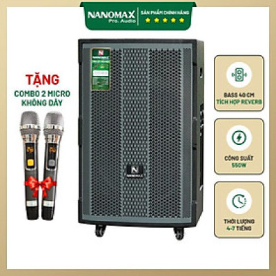 Loa Karaoke 4 tấc Nanomax SK-15Q3 570W Loa 3 đường tiếng. Hàng chính hãng