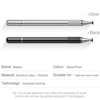 Bút Cảm Ứng Điện Dung Dành Cho Điện Thoại Cảm Ứng Samsung Xiaomi Huawei - Hàng Chính Hãng Baseus