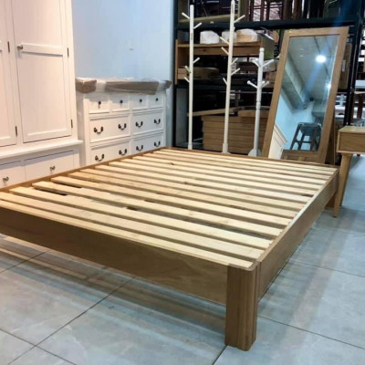 Giường Ngủ Sồi Mỹ Basic 9168 - Thương hiệu Viet Home Decor