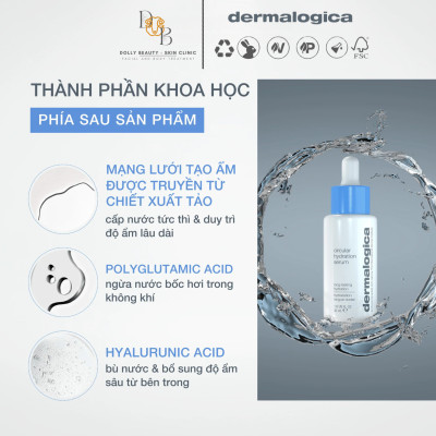 Tinh chất cấp ẩm CIRCULAR HYDRATION SERUM của Dermalogica - Dolly Beauty