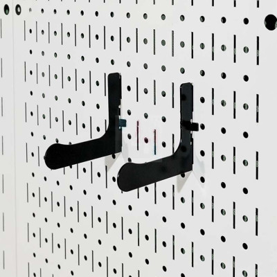 Bộ 2 móc chữ L - Phụ kiện móc treo dụng cụ Pegboard