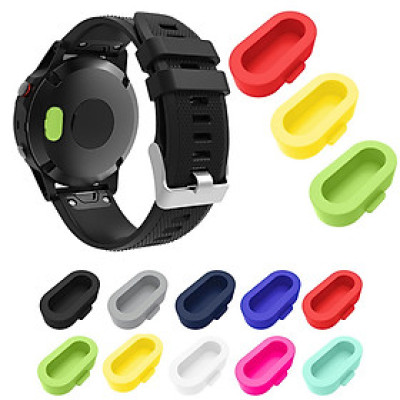 Bộ 10 Nút Che Cổng Sạc Chống Bụi Chống Nước cho Đồng Hồ Garmin Fenix / Forerunner / Instinct / Vivoactive / Vivomove / Venu / Approach / Epix - Hàng Chính Hãng