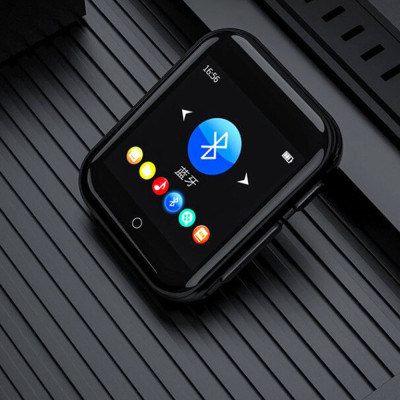 Máy Nghe Nhạc MP3 Ruizu M8 8Gb Kiểu Dáng Smart Watch - Công Nghệ Bluetooth 5.0 - Màn Hình Cảm Ứng IPS 1.54inch - Hàng Chính Hãng