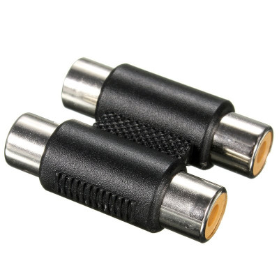 SOAIY Đầu nối dây AV 2 ra 2 - Hàng Nhập Khẩu