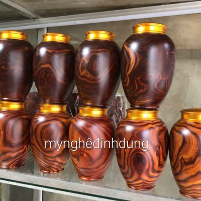 Hộp đựng trà chè bằng gỗ trắc kt cao 20x11cm 