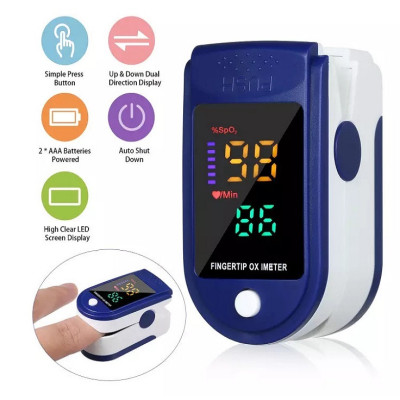 Máy đo nồng độ oxy trong máu spO2 và đo nhịp tim,máy đo kẹp ngón tay cho quả đo nhanh và có độ chính xác cao - Hàng chính hãng