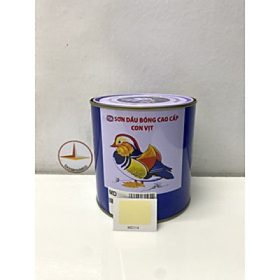 Sơn dầu cao cấp TOA Con Vịt màu kem MD 114 _ 800 ml