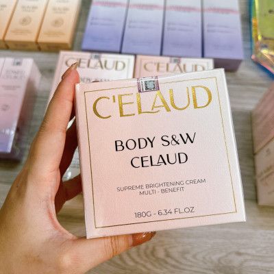 Kem Dưỡng Trắng Da Body S&W Celaud 180ml