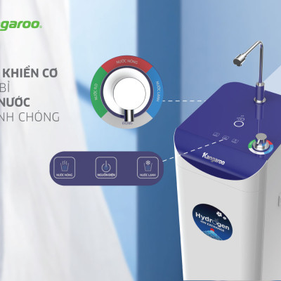 Máy Lọc Nước Kangaroo Hydrogen Slim Nóng Lạnh KG10A7S - Hàng Chính Hãng