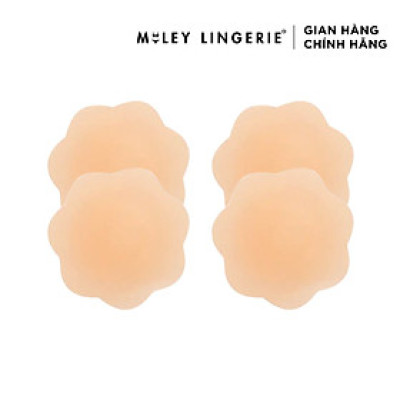 Combo 2 Cặp Miếng Dán Ngực Siêu Dính Silicon Hình Cánh Hoa Tái Sử Dụng Nhiều Lần, Miếng Dán Tàng Hình