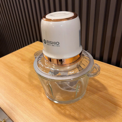 Máy Xay Thịt Đa Năng Mishio MK388 - Cối Thủy Tinh 2L, Xay Nhuyễn Mọi Loại Thực Phẩm, Đa Dụng, Tiện Lợi - hàng chính hãng