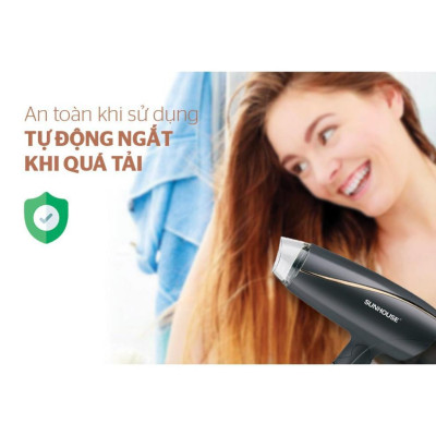 Máy sấy tóc Sunhouse SHD2306 đen 