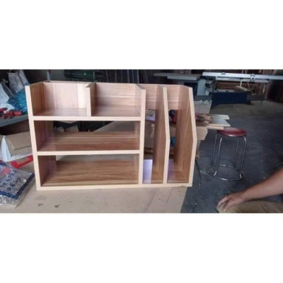 Kệ để hồ sơ văn phòng tiện lợi, kệ sách để bàn nhỏ gọn gỗ MDF chống ẩm cao cấp 