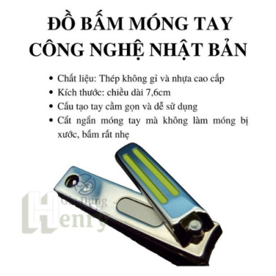 Dụng cụ bấm móng tay Nhật Bản - Giao màu ngẫu nhiên
