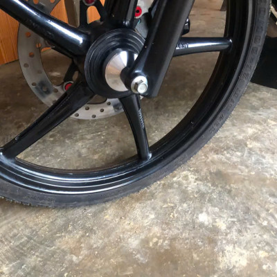 Canh đùm Nhôm CNC gắn YA xe máy SIRIUS,EXCITER màu Bạc