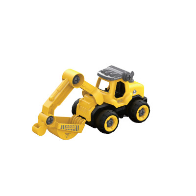 Đồ Chơi Xe Cần Cẩu TOONYKIDS - Đồ Chơi Xe Lắp Ráp Cho Bé - Excavator TN048 [Tặng Kèm Sticker]