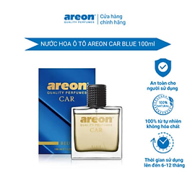 Nước hoa ô tô cao cấp AREON Car Blue Perfume 100ml - NHẬP KHẨU BULGARIA