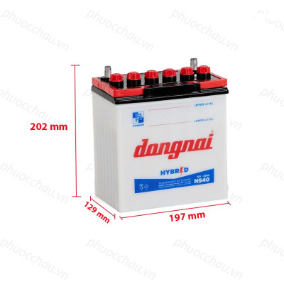 Bình Ắc Quy 12V-35Ah, Ắc Quy Dong Nai NS40 (S)