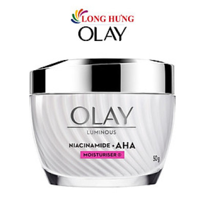 Kem dưỡng trắng da Olay Luminous Niacinamide + AHA Moisturiser (50g) - Hàng chính hãng