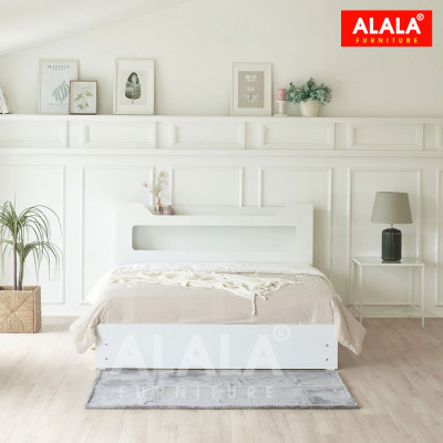 Giường ngủ ALALA1208 + 3 hộc kéo / Miễn phí vận chuyển và lắp đặt/ Đổi trả 30 ngày/ Sản phẩm được bảo hành 5 năm từ thương hiệu ALALA/ Chịu lực 700kg