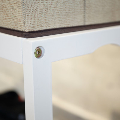 KỆ GIÀY GỖ/ KỆ TRANG TRÍ LẮP RÁP HÀN QUỐC ĐA NĂNG 3 TẦNG - BENCH 3F 800  WHITE