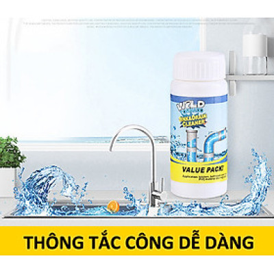 Chai Bột Thông Ống Cống, Nhà Vệ Sinh, Bồn Cầu, Bồn Rửa  – 1TK85190 