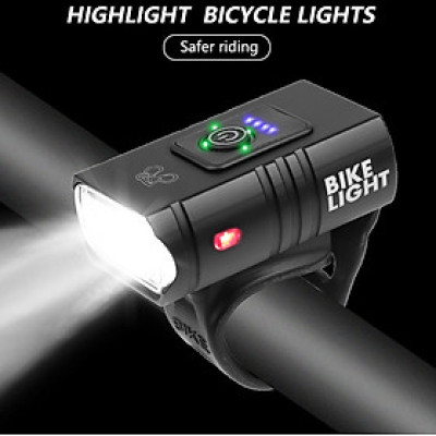 Đèn trước xe đạp T6 LED 10W 800LM dùng pin sạc - đèn xe đạp Bike Light - Hàng chính hãng