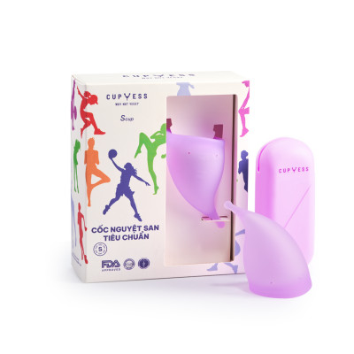 COMBO Cốc nguyệt san Cup Yess chính hãng – Gấp gọn Z Cup cỡ L (25ml) & Tiêu chuẩn S Cup cỡ S (30ml)