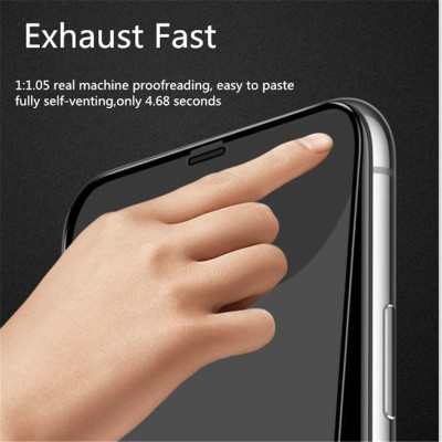 Miếng dán kính cường lực Mipow KingBull cho iPhone XS MAX (Vát kim cương, mỏng 0.23mm, chống nổ, bảo vệ mặt) - Hàng chính hãng