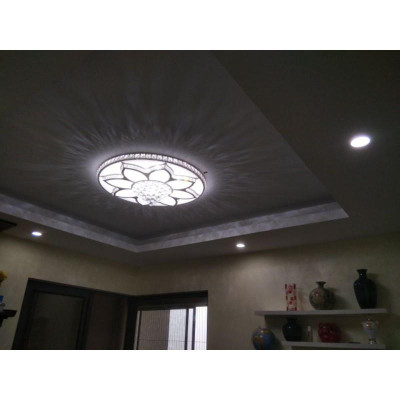 Đèn Ốp Trần Mâm Tròn 8 Cánh Hoa Sen-Tặng Kèm điều khiển hq highting