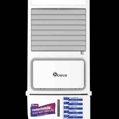 Quạt Tích Điện Điều Hòa SOWUN SW808S, Công Suất 40W Vừa Tích Điện Vừa Làm Mát Bằng Hơi Nước