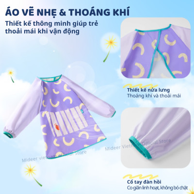 Finger Paint Mideer màu vẽ mặt, vân tay, màu nước an toàn cho bé kèm sổ vẽ và dụng cụ