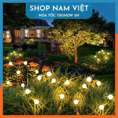 Đèn Bóng Tròn Cắm Sân Vườn, Bãi Cỏ Dùng Năng Lượng Mặt Trời