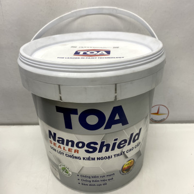 Sơn lót chống kiềm ngoại thất cao cấp TOA NanoShield Sealer _5L