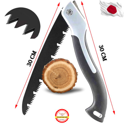 Cưa cành cây gấp gọn Japan bằng thép đen không gỉ