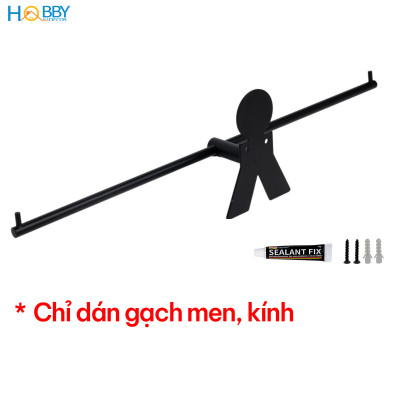 Giá treo móc phơi quần áo kẹp cho gọn inox 304 Hobby home decor GPM5