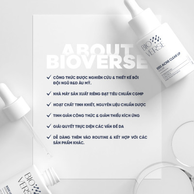 Serum B12 làm dịu kích ứng & phục hồi giảm đỏ  B12 Complex Soothing and Recovering Bioverse 30ml