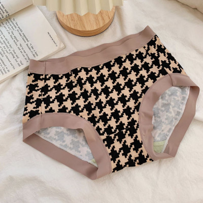 COMBO 5 QUẦN LÓT NỮ COTTON LỤA LƯNG CAO HỌA TIẾT 6196