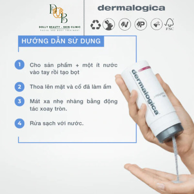 Bột tẩy da chết tinh chất than hoạt tính DAILY SUPERFOLIANT của Dermalogica - Dolly Beauty