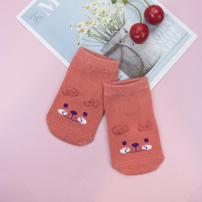 Tất sơ sinh bé gái 0 - 3 tuổi LUPERI LP27 chất cotton co giãn thấm hút mồ hôi kháng khuẩn an toàn cho da bé