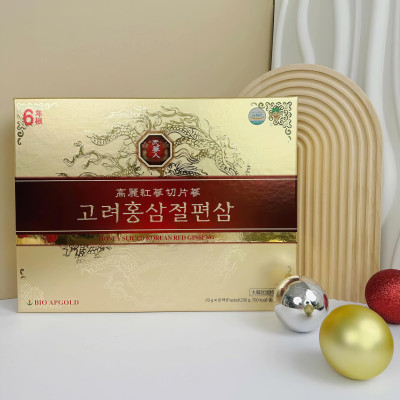 Hồng sâm lát tẩm mật ong Bio-Apgold hộp 200g Hàn Quốc