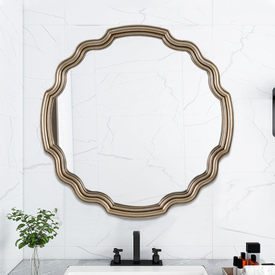 Gương bàn trang điểm, gương trang trí PU872B, Kích thước 80*80cm