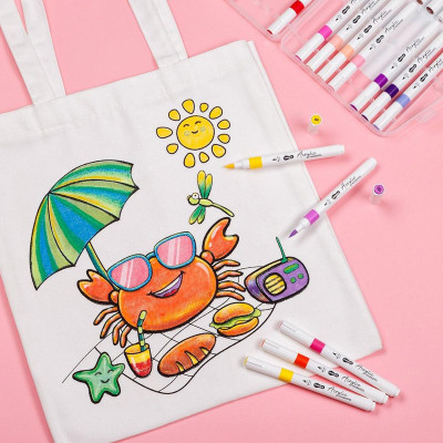 Hộp 24 Bút Lông Màu Acrylic Markers 1 Đầu - Colokit ACM-C004
