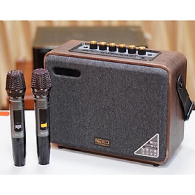 Loa Mini Neko Nk01 Pro - kèm 2 micro không dây - Hàng Chính Hãng