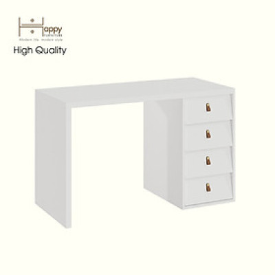 HAPPY FURNITURE , Bàn làm việc 4 ngăn kéo - CALYN , BAN_153 , 120cm x 55cm x 75cm DxRxC